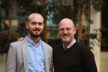 Local chiropractors father and son Jeff Shurr and Jon Shurr attend British Chiropractic Association conference together